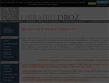 Tablet Screenshot of droz.org
